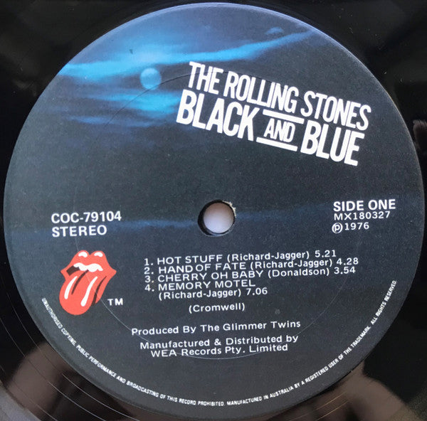 Rolling Stones - Black And Blue Vinyl LP (Used)