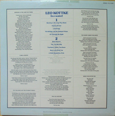 Leo Kottke - Ice Water Vinyl LP (Used)