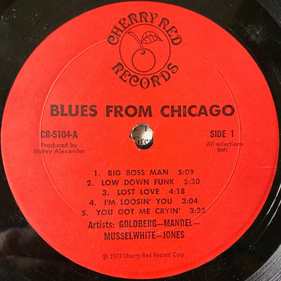 Harvey Mandel, Barry Goldberg & Charlie Musselwhite - Blues From Chicago Repress Vinyl LP (Used)