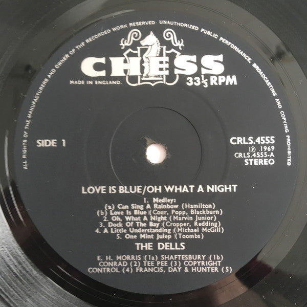 Dells - Love Is Blue / Oh What A Night Vinyl LP (Used)