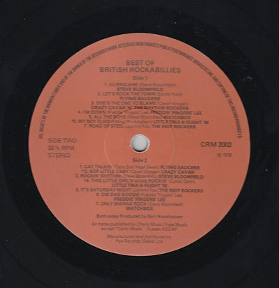 Various Artists - Best Of British Rockabillies Vinyl LP (Used)