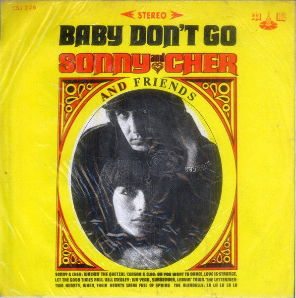 Sonny & Cher & Friends - Baby Don't Go Red Coloured Vinyl LP (Used)