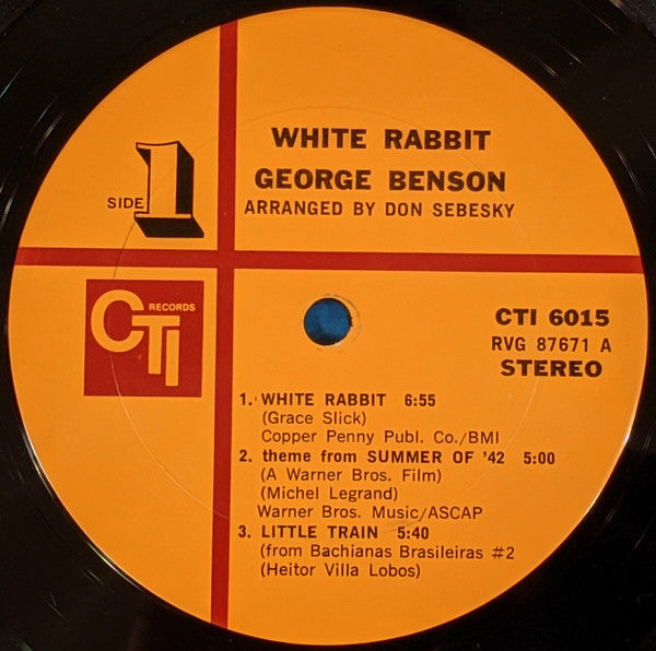 George Benson - White Rabbit Reissue Vinyl LP (Used)