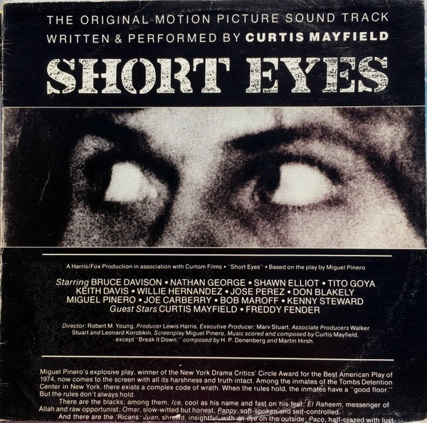 Soundtrack - Short Eyes (The Original Motion Picture Sound Track) Vinyl LP (Used)