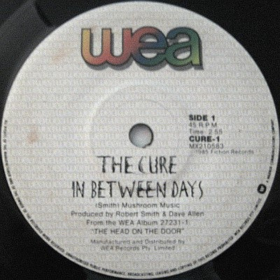 Cure - In Between Days / The Exploding Boy 7" Vinyl Single (Used)