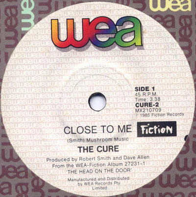 Cure - Close To Me / A Man Inside My Mouth 7" Vinyl Single (Used)