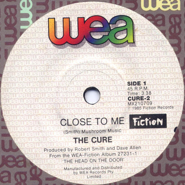 Cure - Close To Me / A Man Inside My Mouth 7" Vinyl Single (Used)