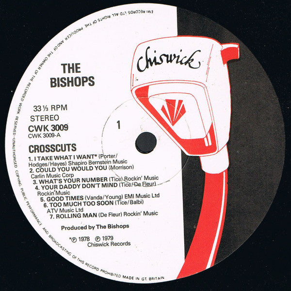Bishops - Cross Cuts Vinyl LP (Used)