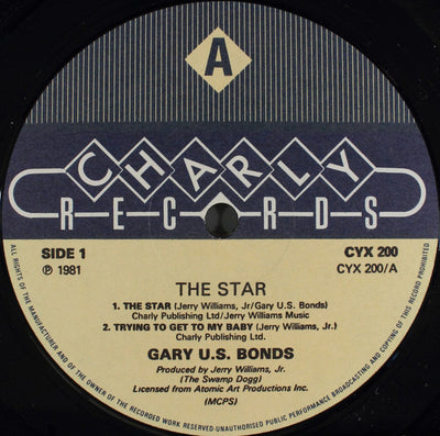 Gary U.S. Bonds - The Star 10" Vinyl Single (Used)