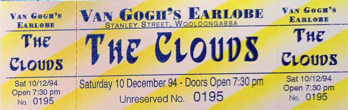 Clouds - 1994 Original Vintage Concert Ticket Seat #195