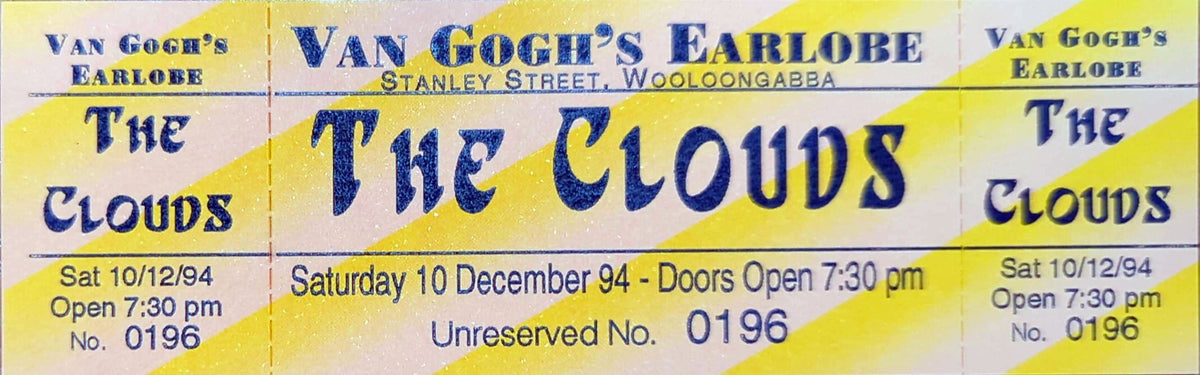 Clouds - 1994 Original Vintage Concert Ticket Seat #196