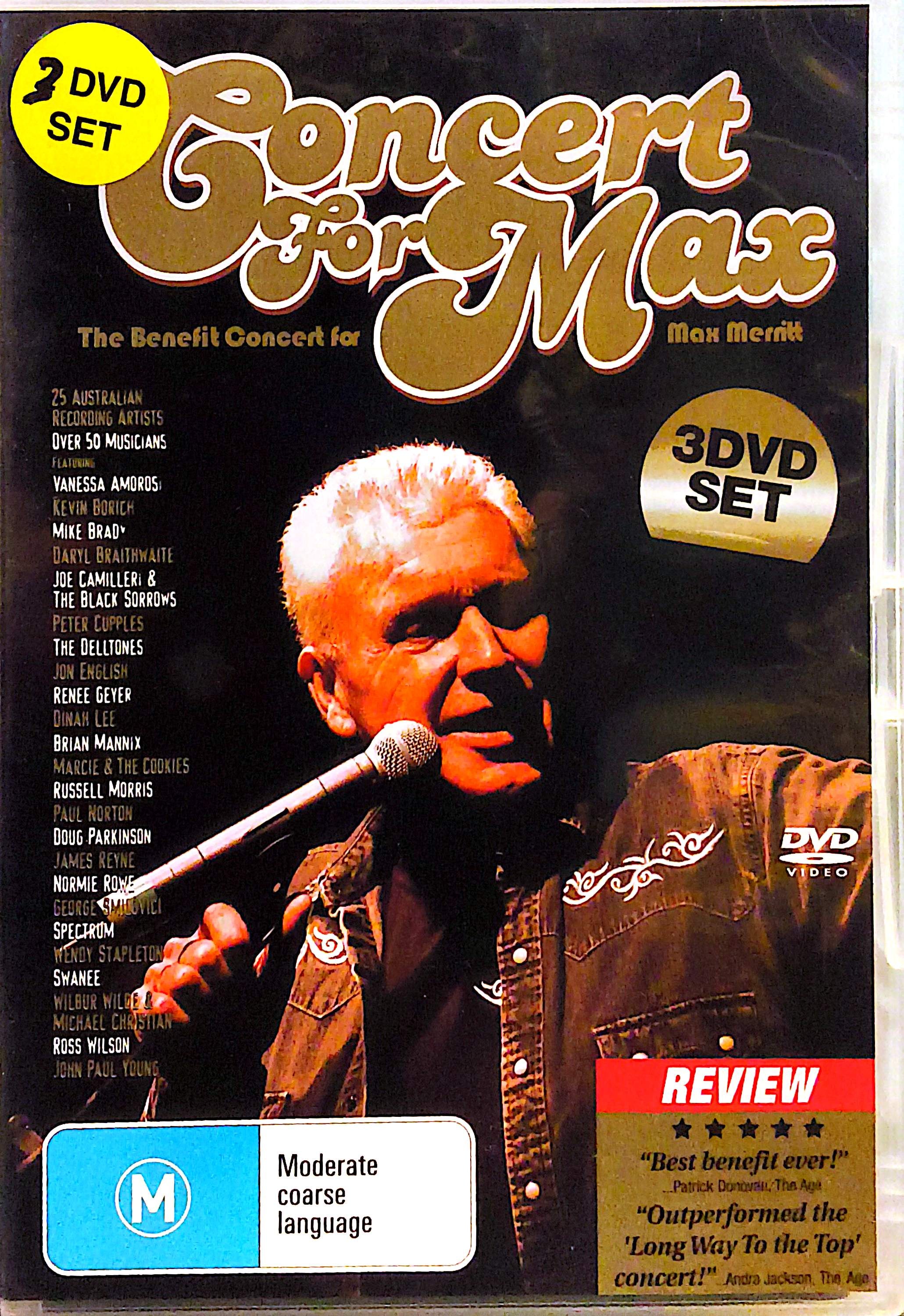 Various Artists - The Benefit Concert for Max Merritt 3DVD