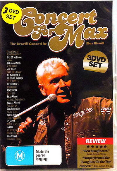 Various Artists - The Benefit Concert for Max Merritt 3DVD