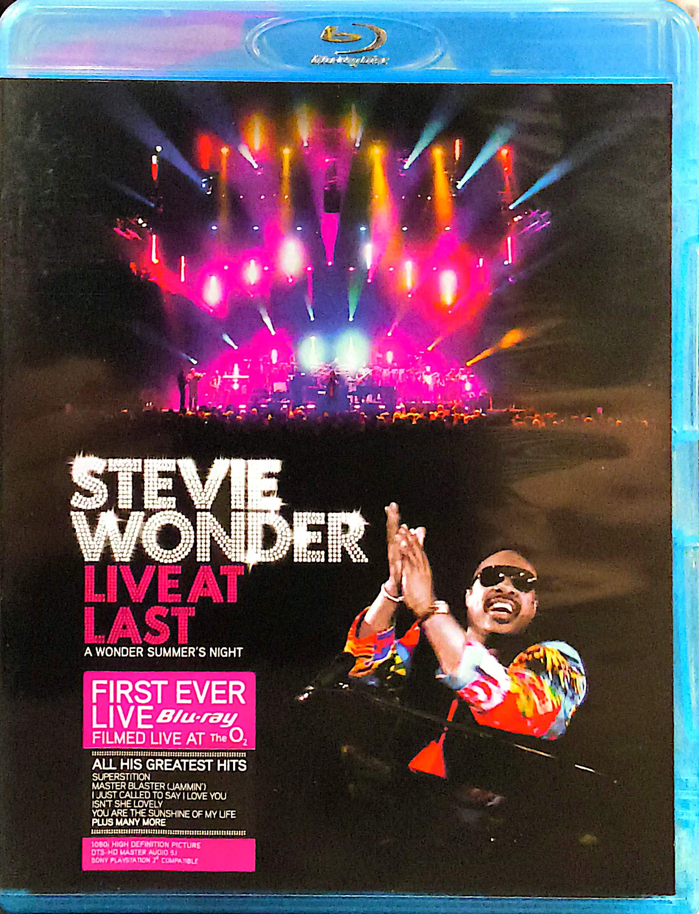 Stevie Wonder - Live at Last A Wonder Summer's Night Blu Ray DVD