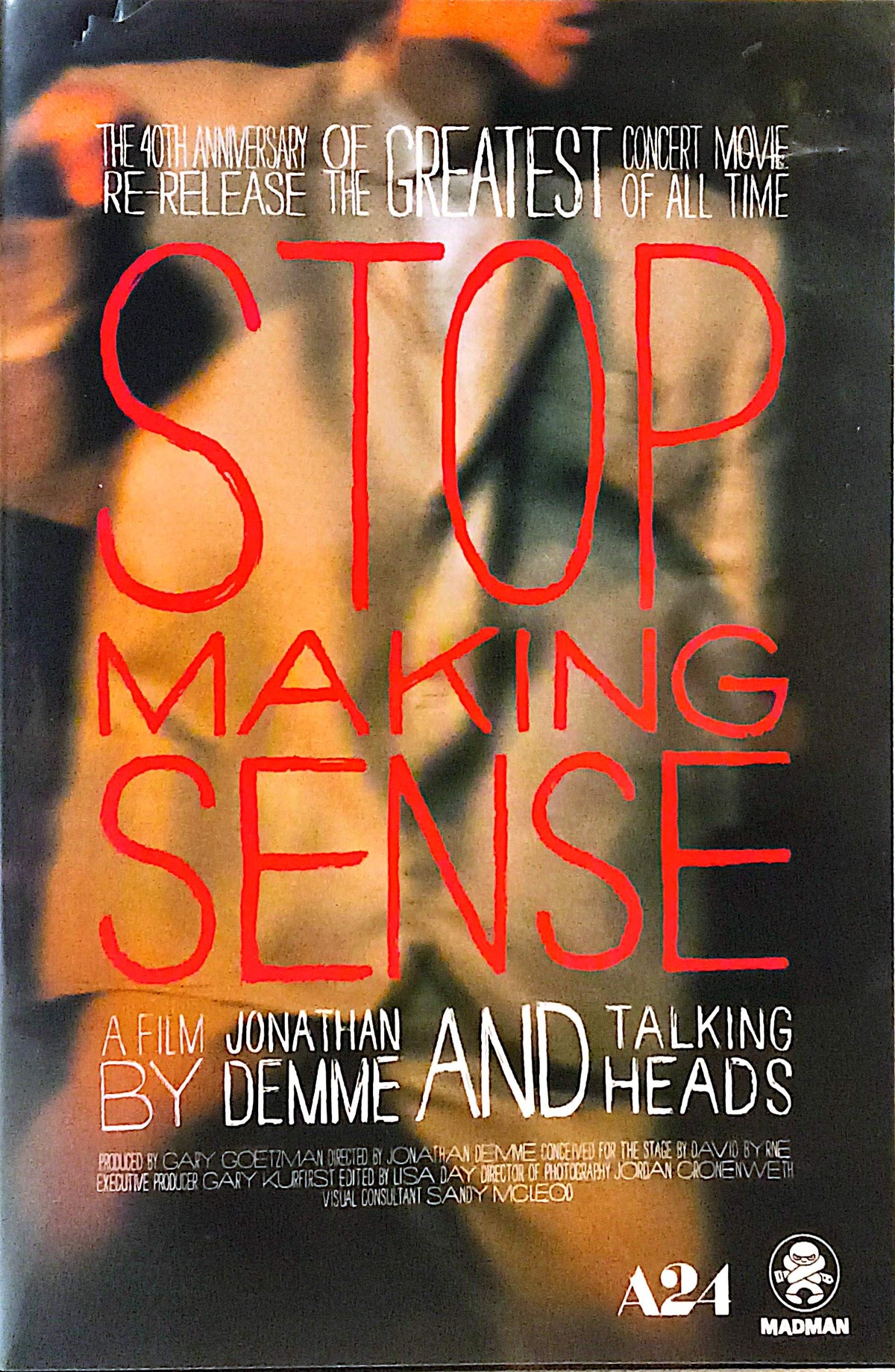 Stop Making Sense 2DVD (40th Anniversary Re-Release)