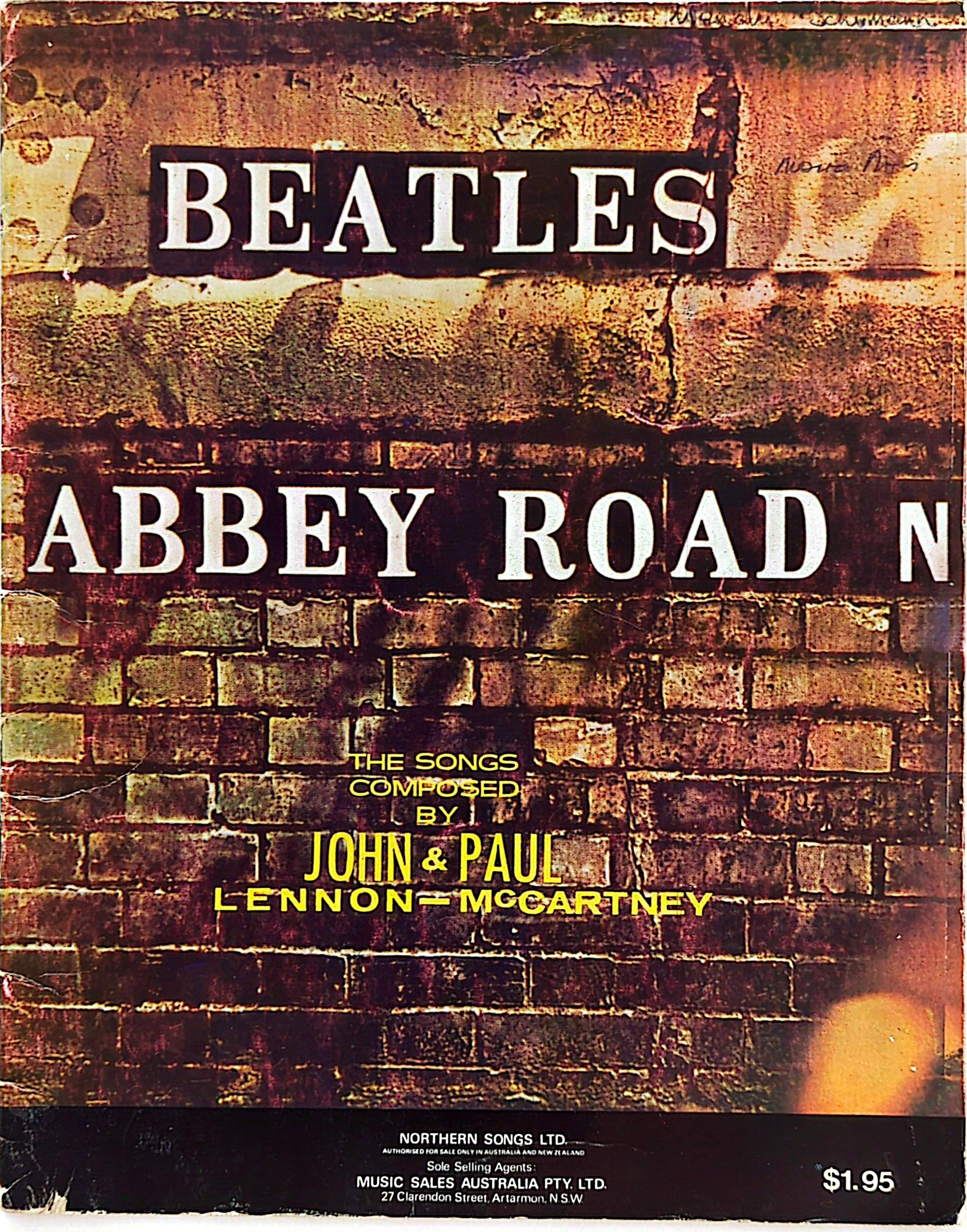Beatles - Abbey Road Tablature Sheet Music Songbook