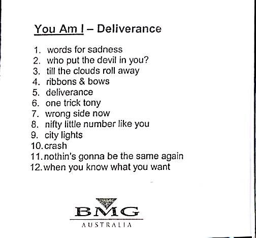 You Am I - Deliverance (Promo) CD