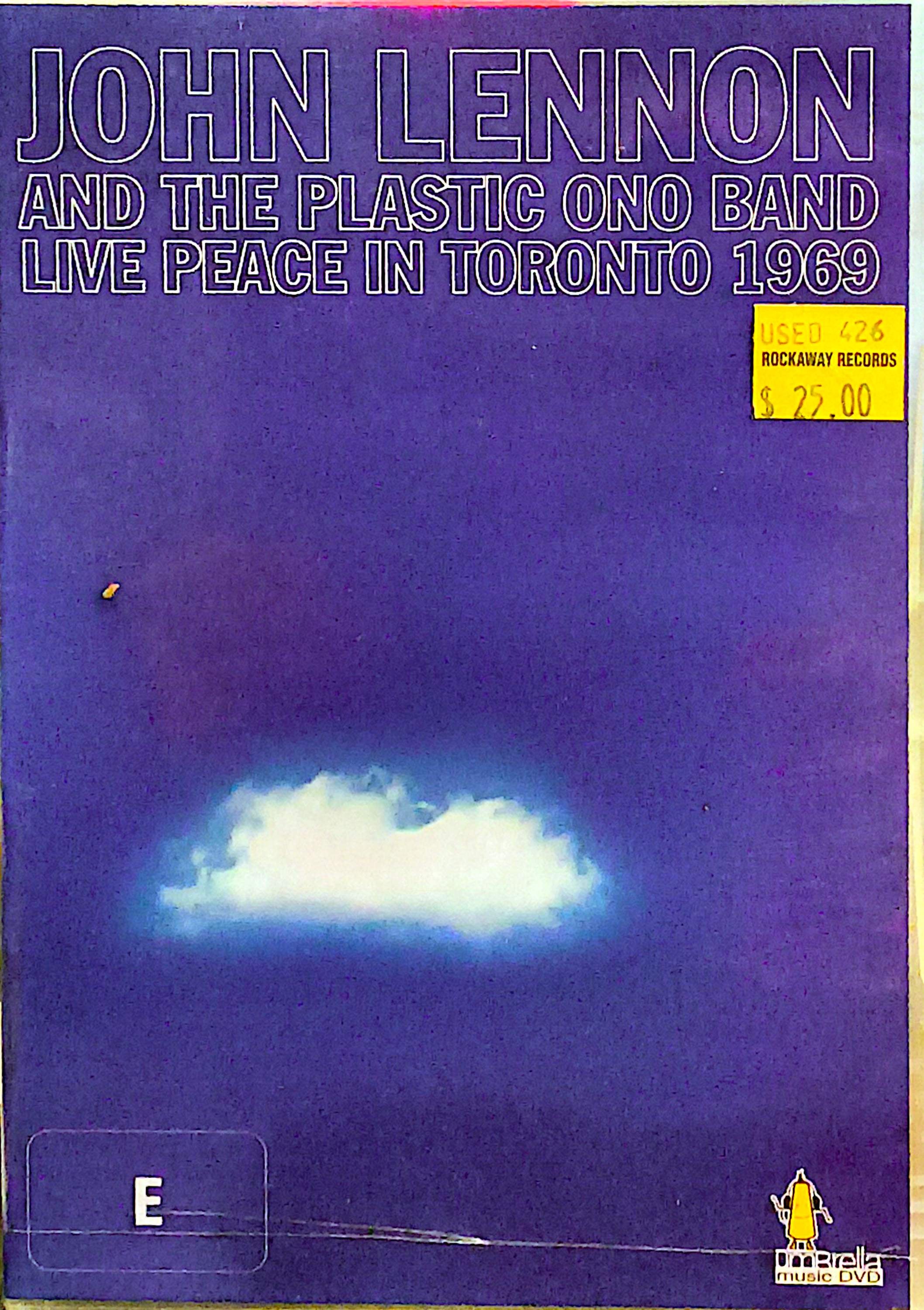 John Lennon / Plastic Ono Band - Live Peace in Toronto 1969 DVD