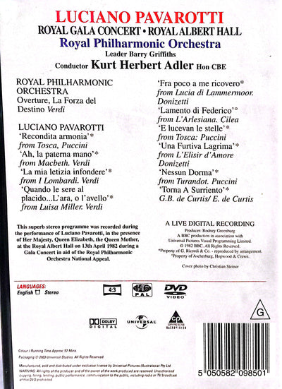 Luciano Pavarotti - The Essential Pavarotti DVD