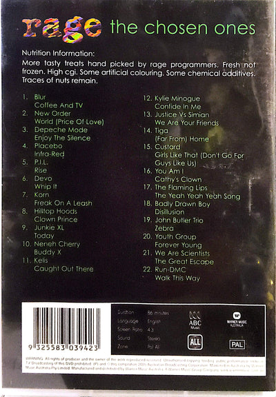 Various Artists - Rage: The Chosen Ones Volume 2 DVD
