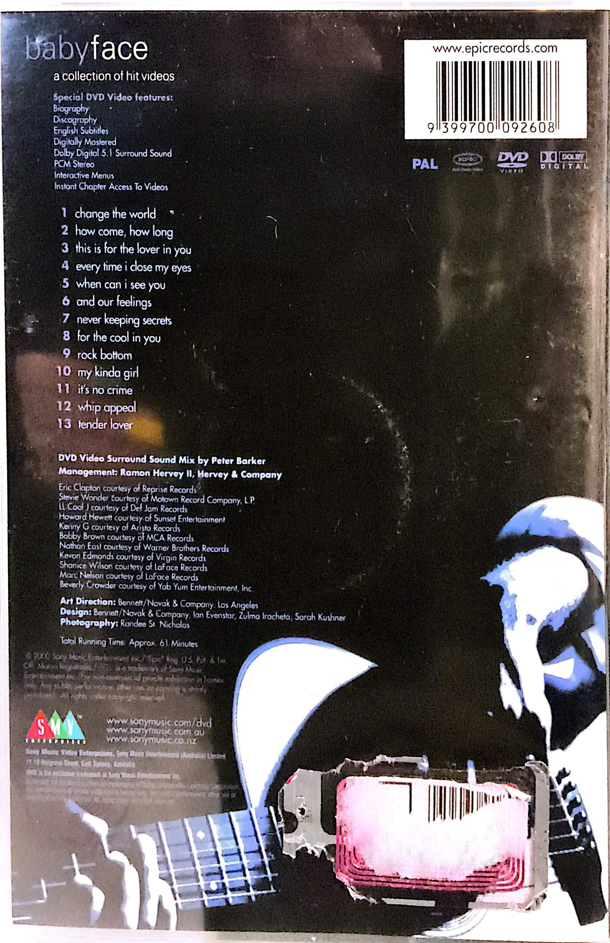 Babyface - A Collection Of Hit Videos DVD