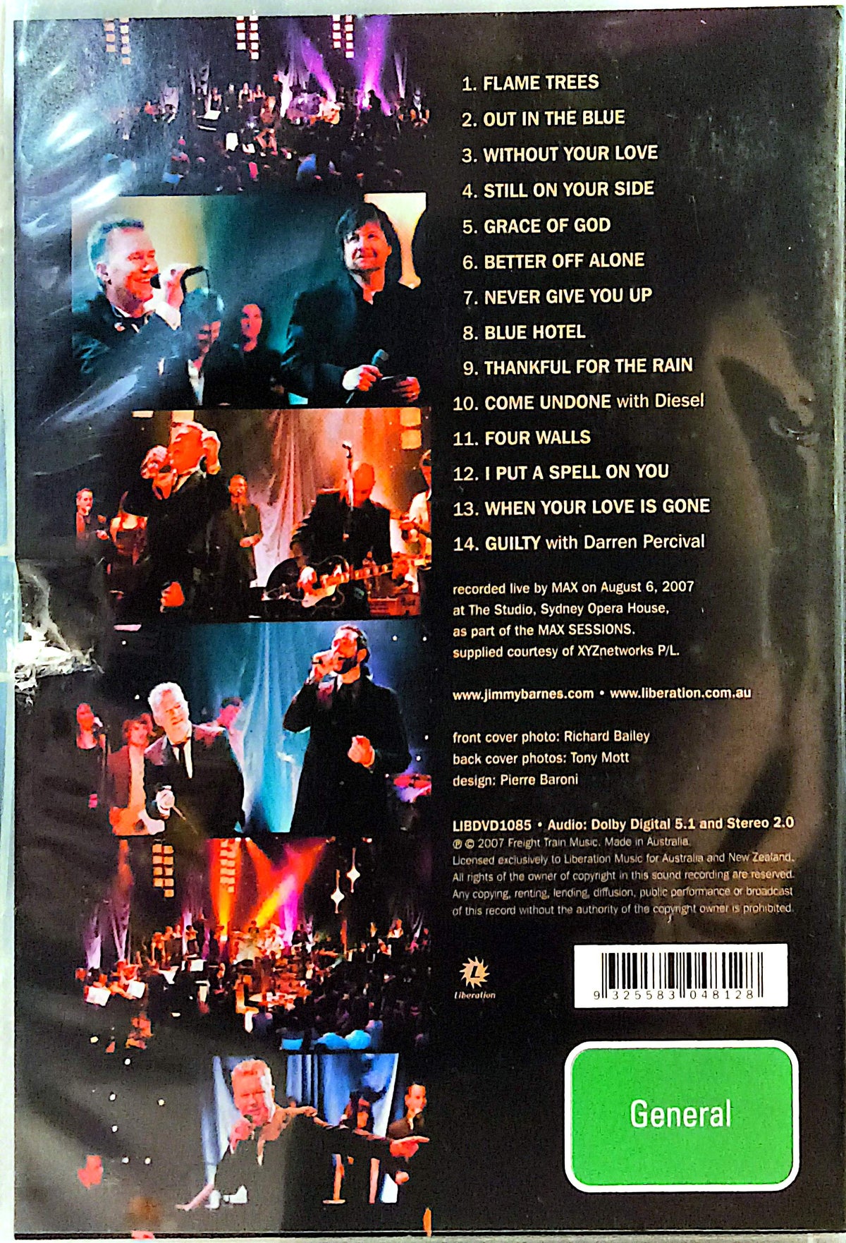 Jimmy Barnes - Live At The Sydney Opera House 2DVD
