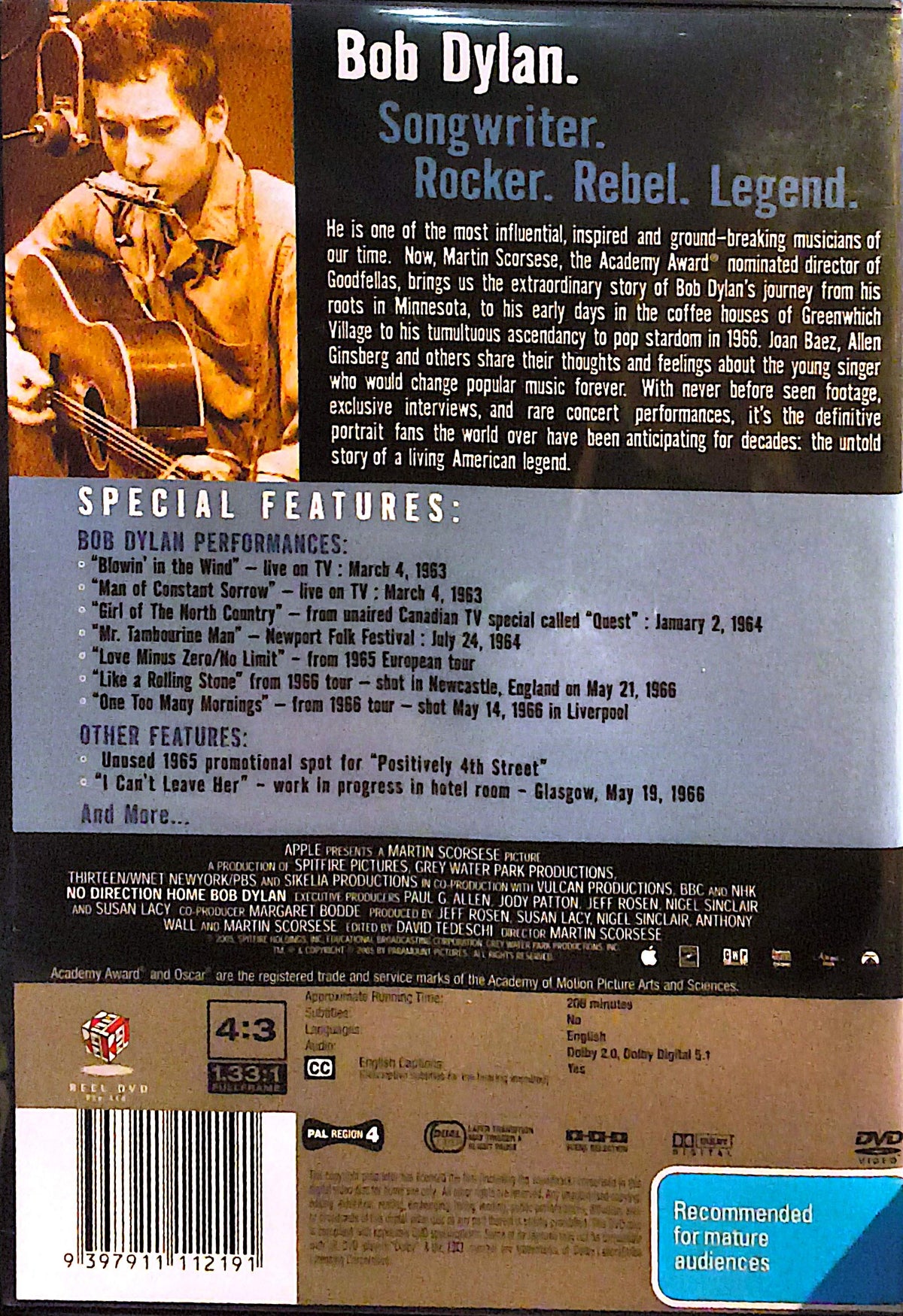 Bob Dylan - No Direction Home 2DVD