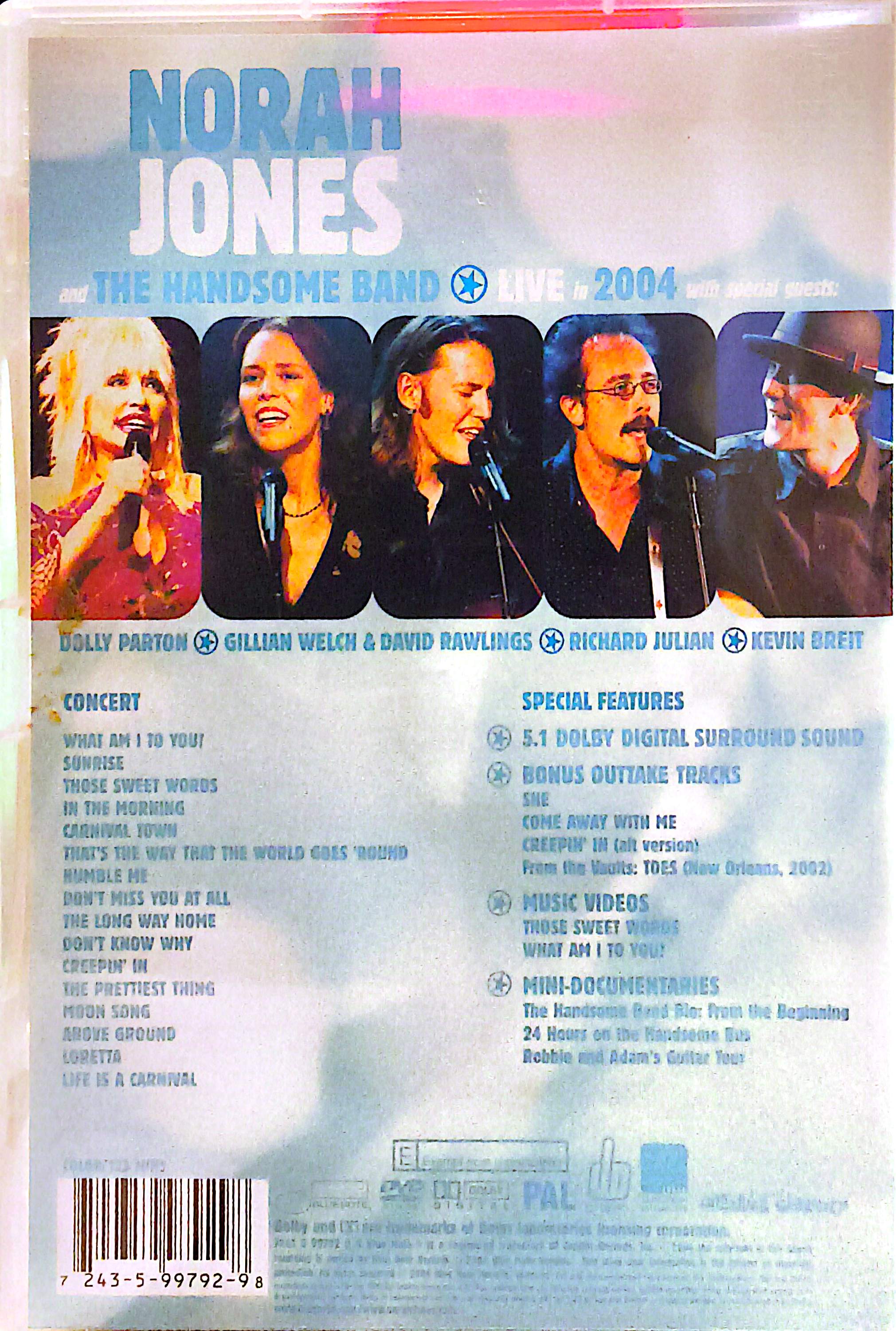 Norah Jones And The Handsome Band - Live In 2004 DVD