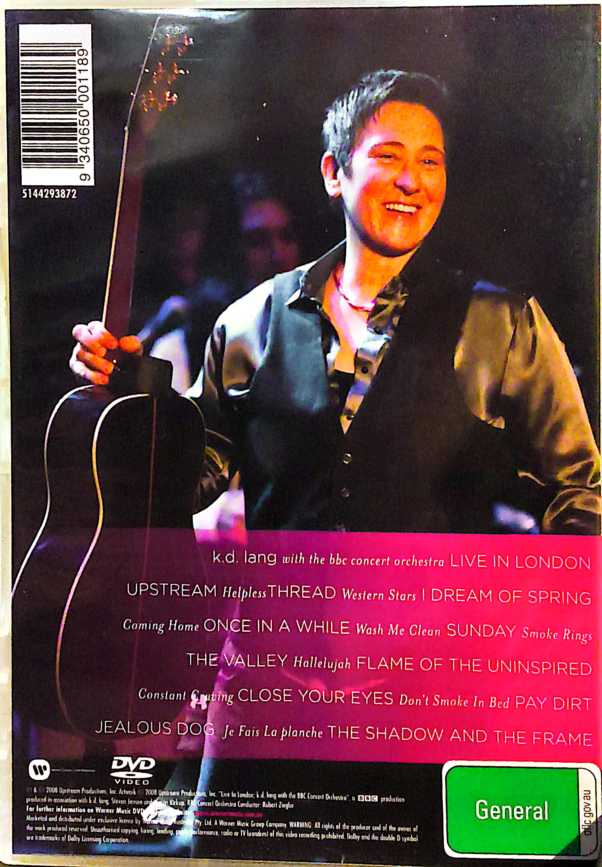 K.D. Lang - Live in London with the BBC Concert Orchestra DVD