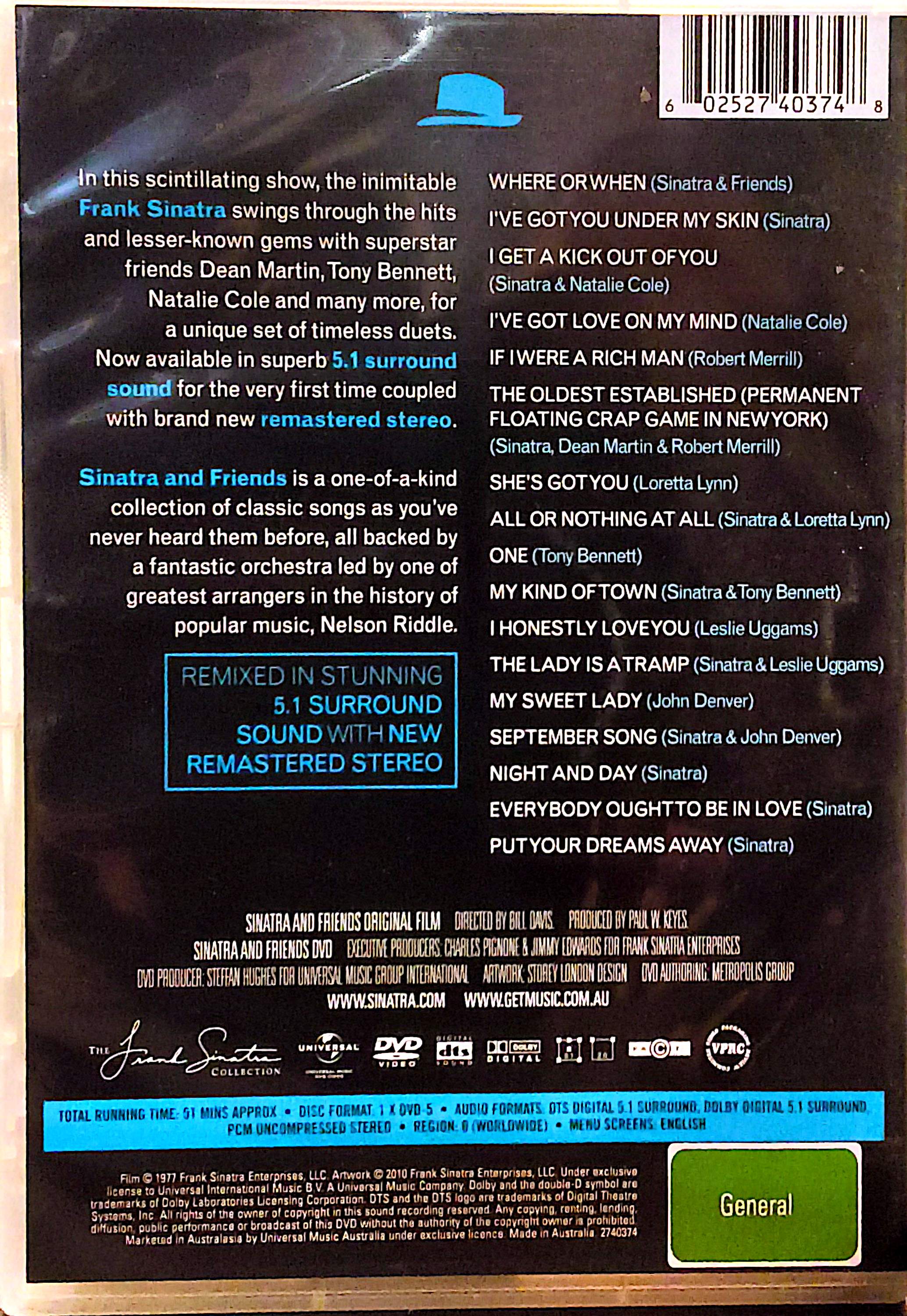 Frank Sinatra - And Friends DVD