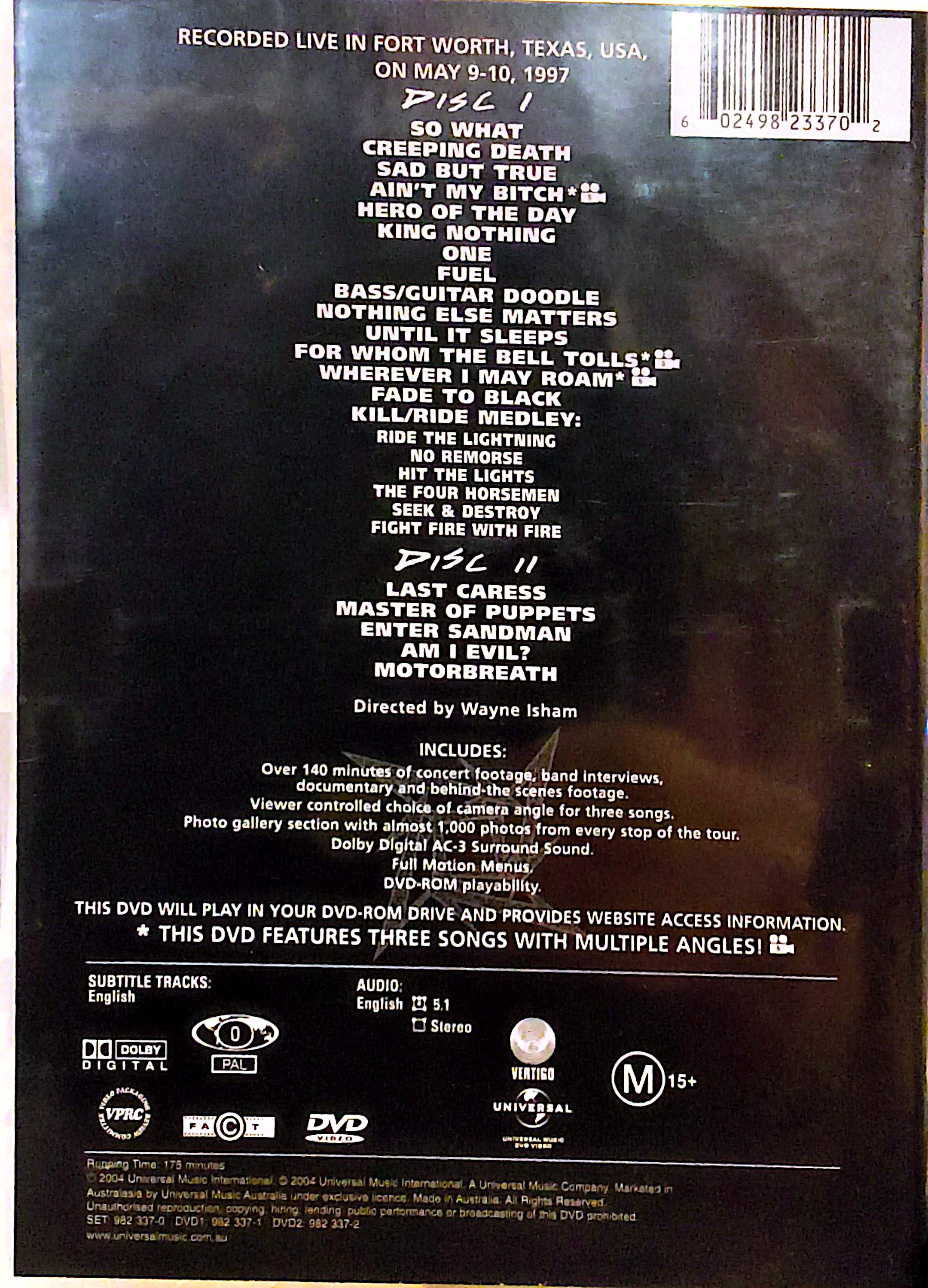 Metallica - Cunning Stunts 2DVD
