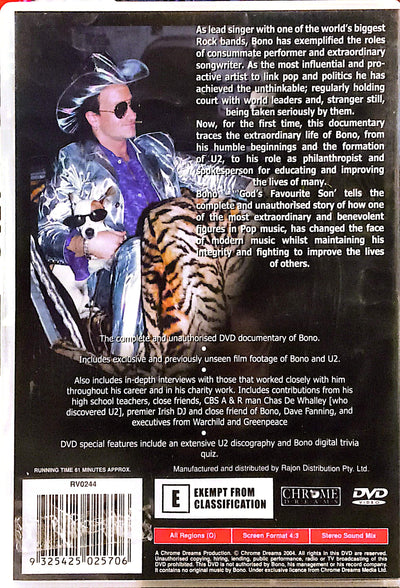 Bono - God's Favourite Son DVD