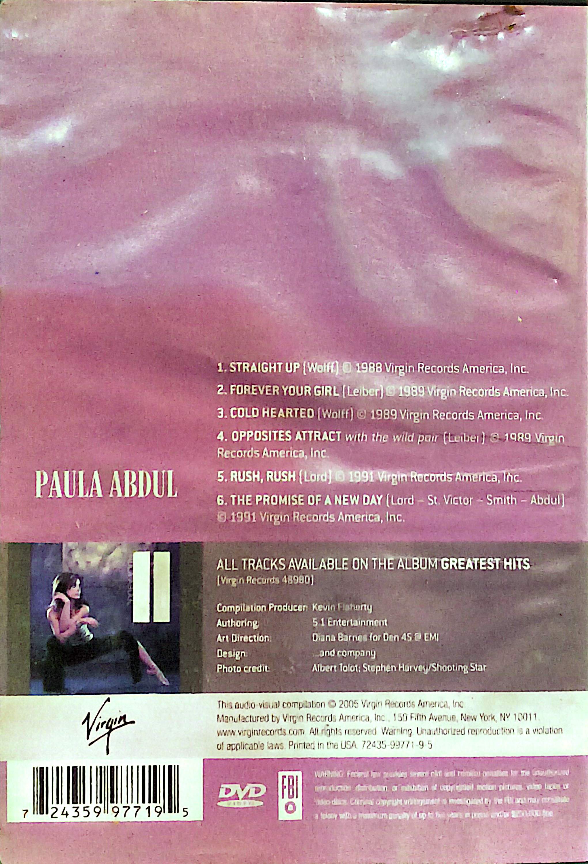 Paula Abdul - Video Hits DVD