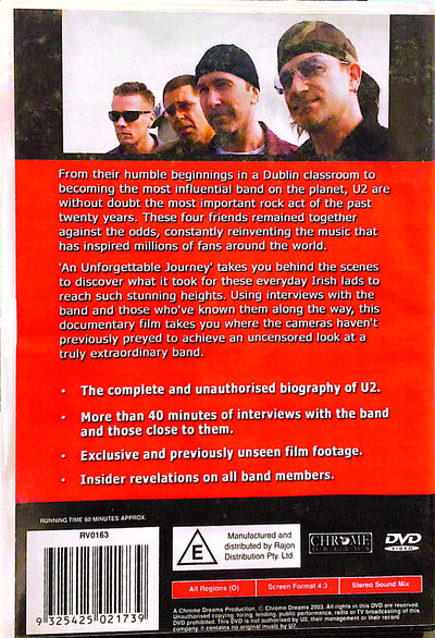 U2 - An Unforgettable Journey DVD