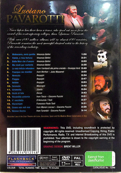 Luciano Pavarotti  DVD
