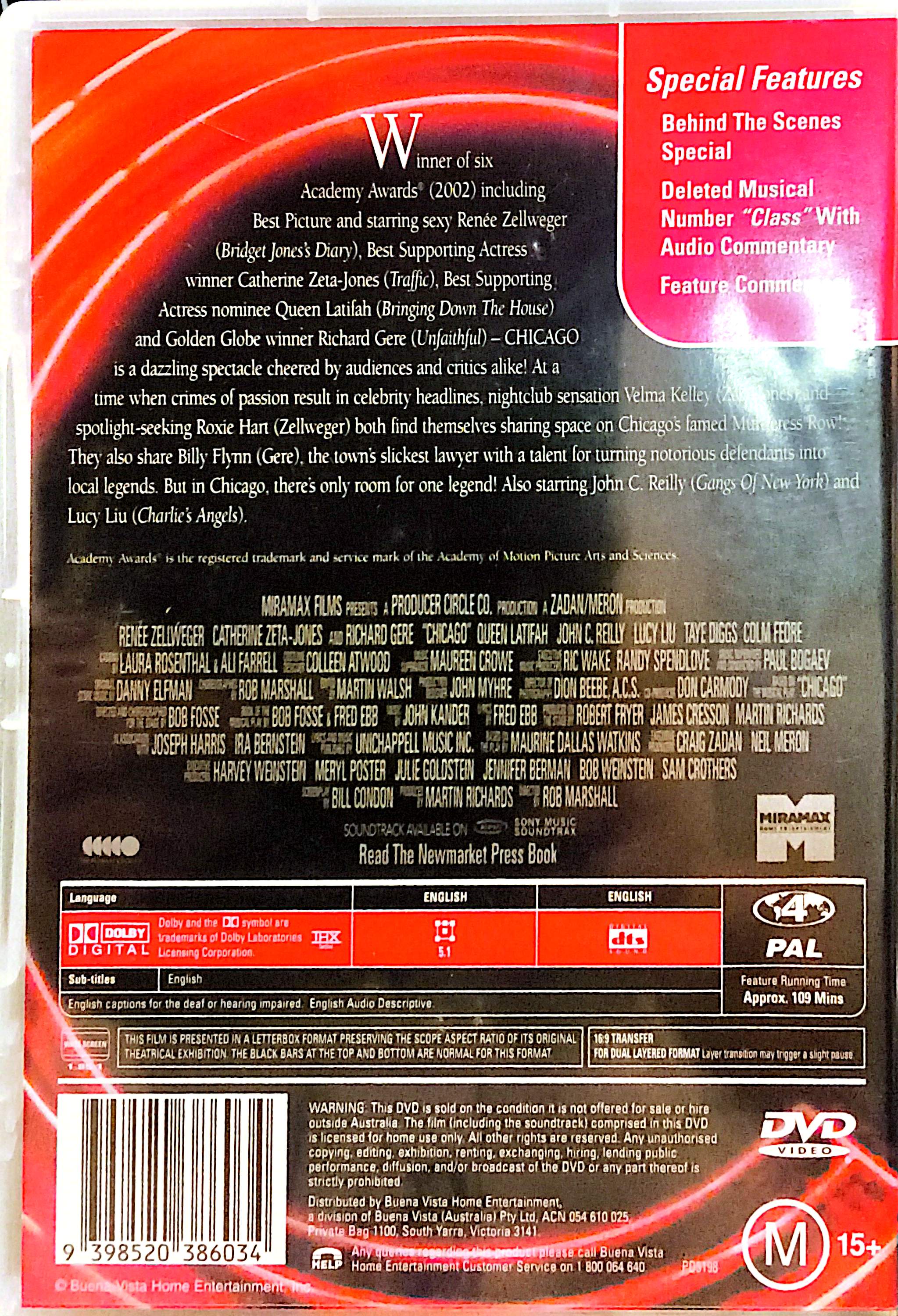 Chicago DVD