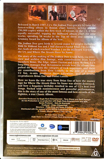 U2 - The Joshua Tree DVD