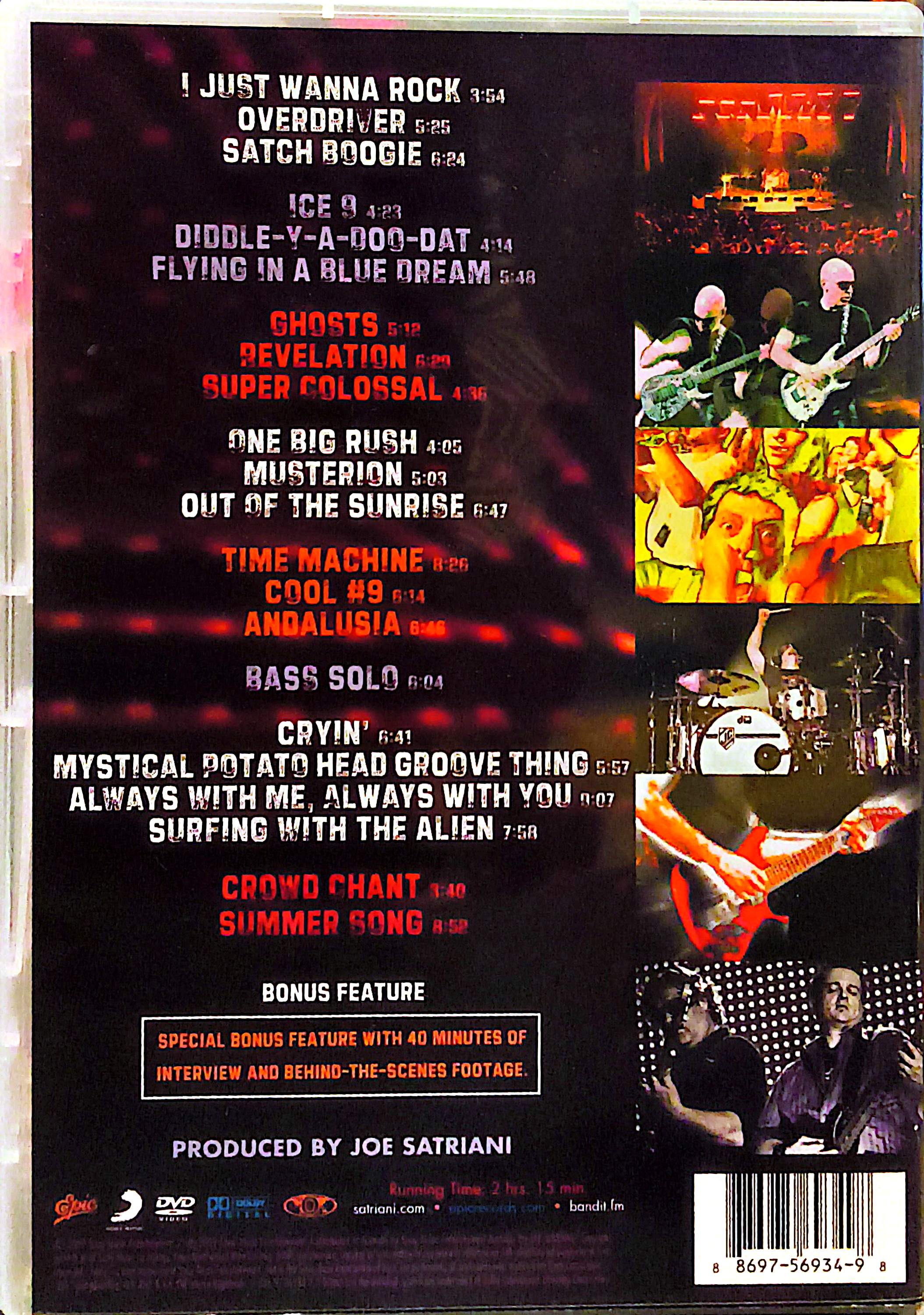 Joe Satriani - Live in Paris: I Just Wanna Rock DVD