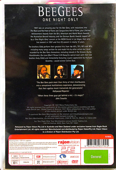 Bee Gees - One Night Only DVD