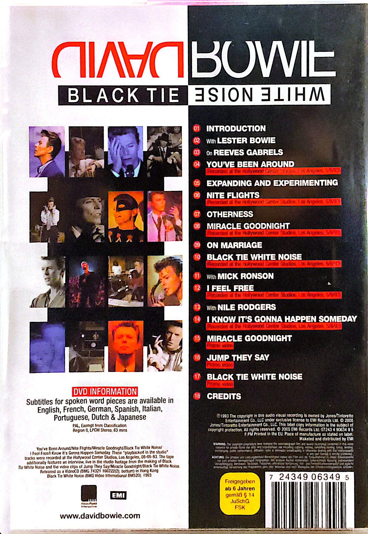 David Bowie - Black Tie White Noise DVD
