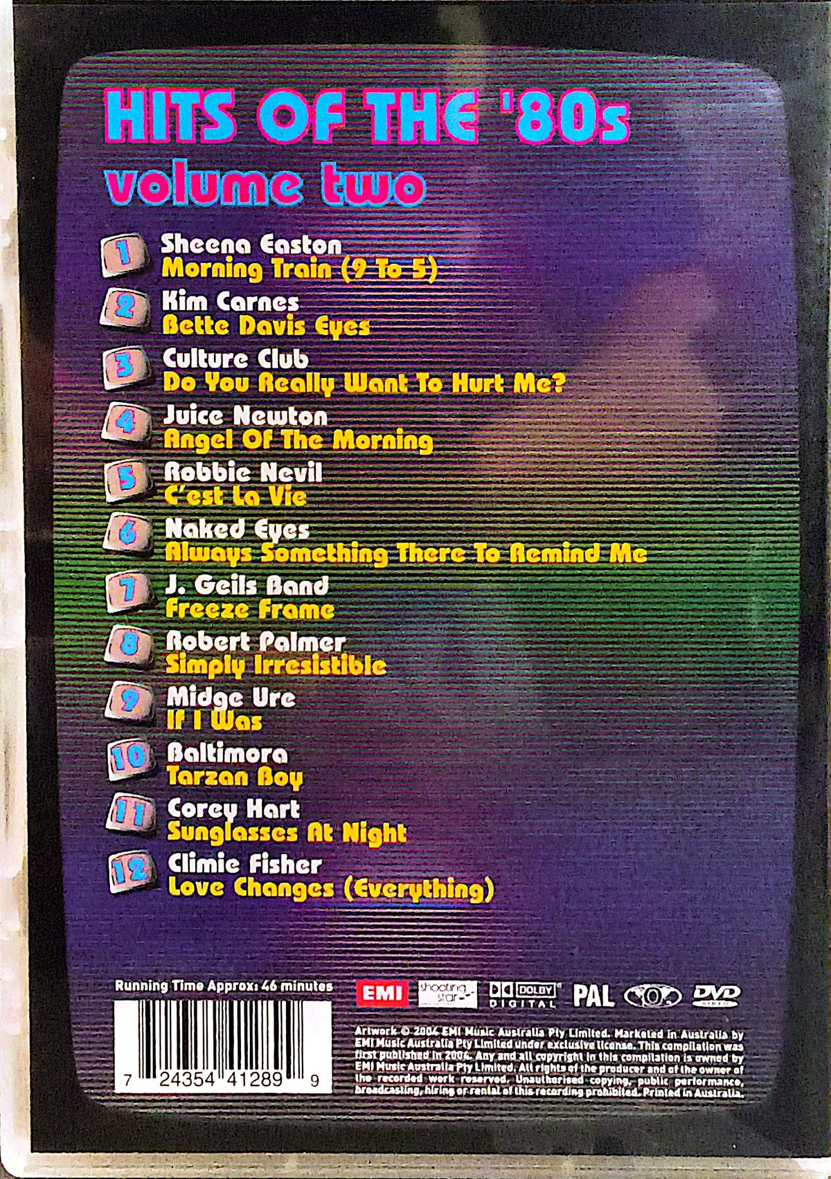 Various Artists - Hits Of The '80s Volume 2 DVD