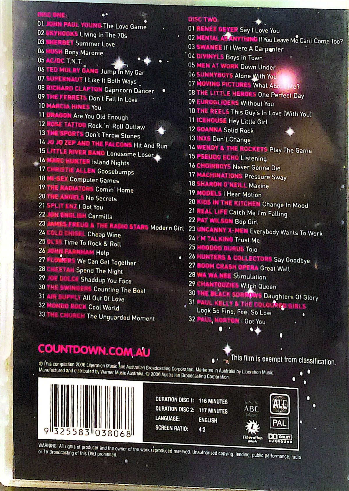 Various Artists - Countdown The Wonder Years 2DVD