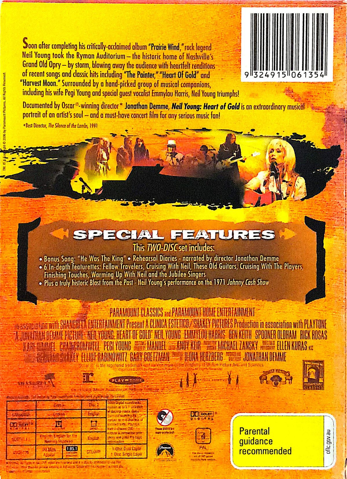 Neil Young - Heart Of Gold 2DVD