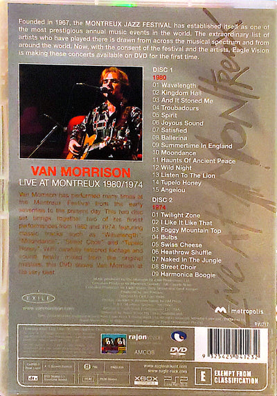 Van Morrison - Live At Montreux 2DVD