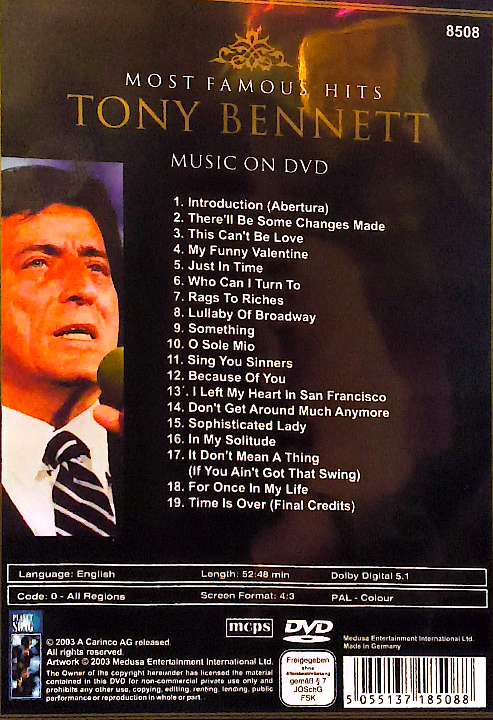 Tony Bennett - Hits And More DVD