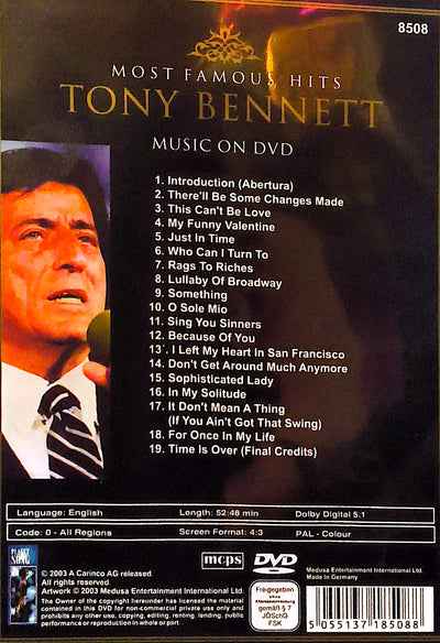 Tony Bennett - Hits And More DVD