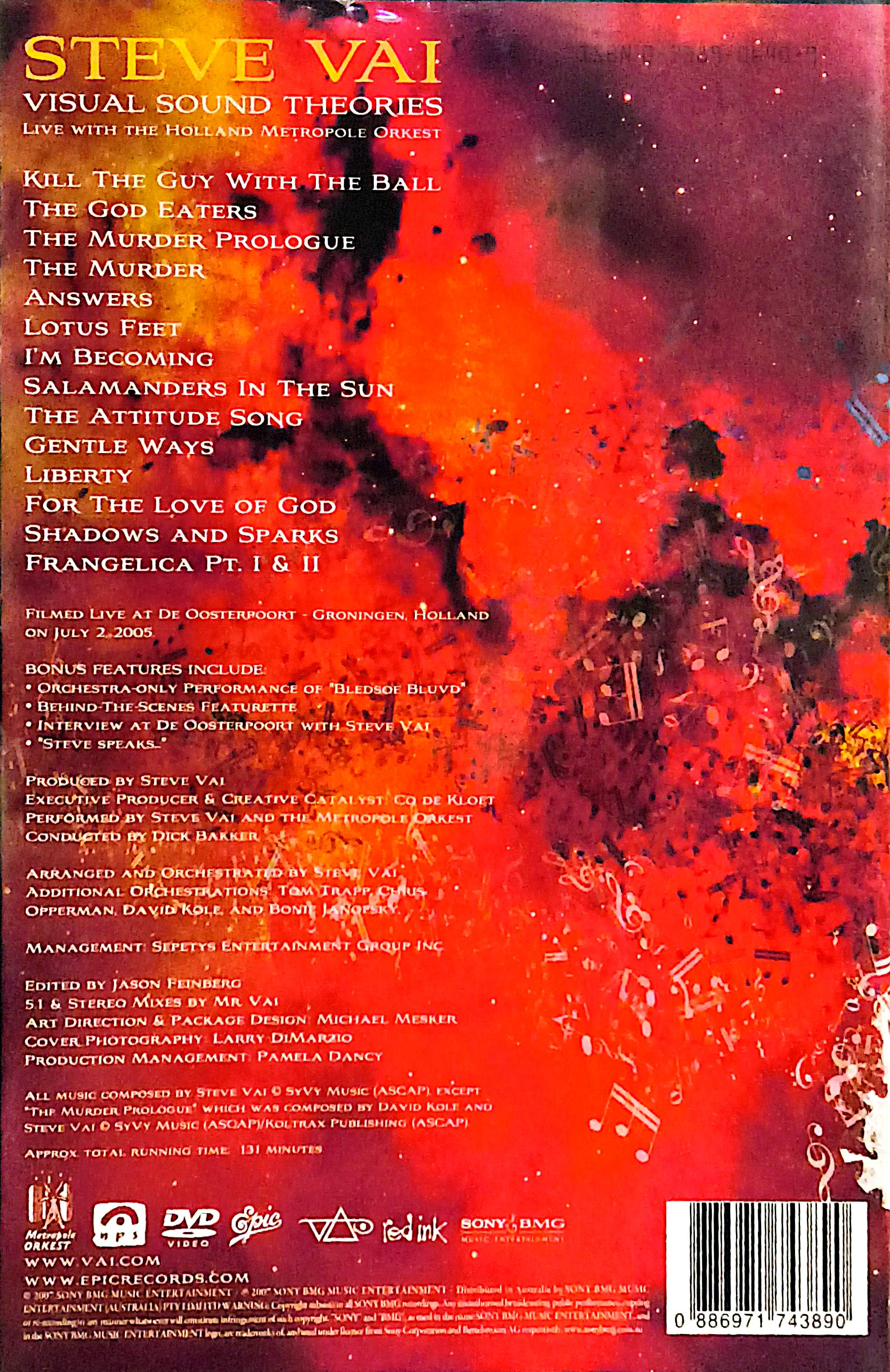 Steve Vai - Visual Sound Theories DVD