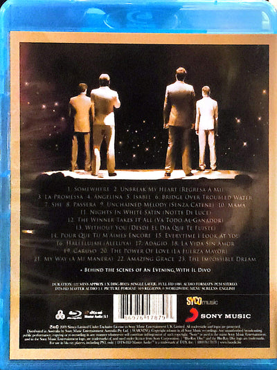Il Divo - An Evening With Il Divo Live In Barcelona Blu-Ray