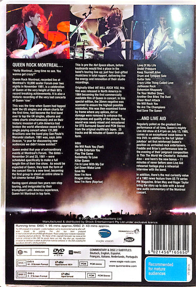 Queen - Rock Montreal & Live Aid 2DVD