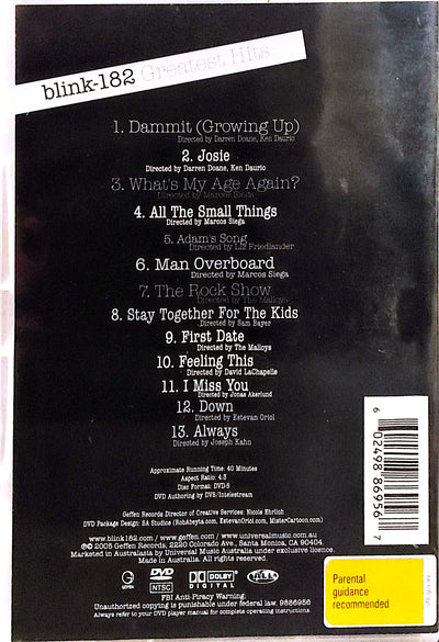 Blink-182 - Greatest Hits DVD